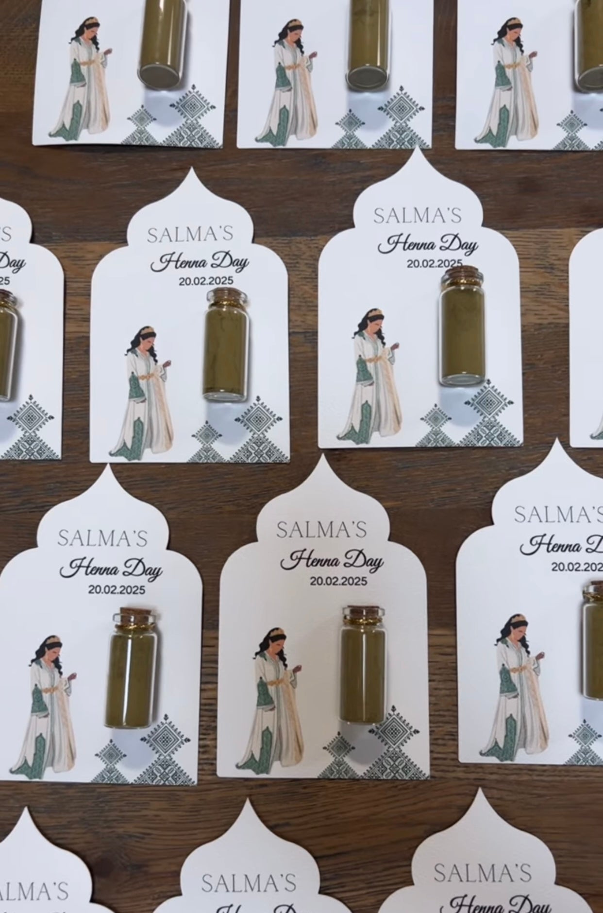 Cadeaux carte + henna